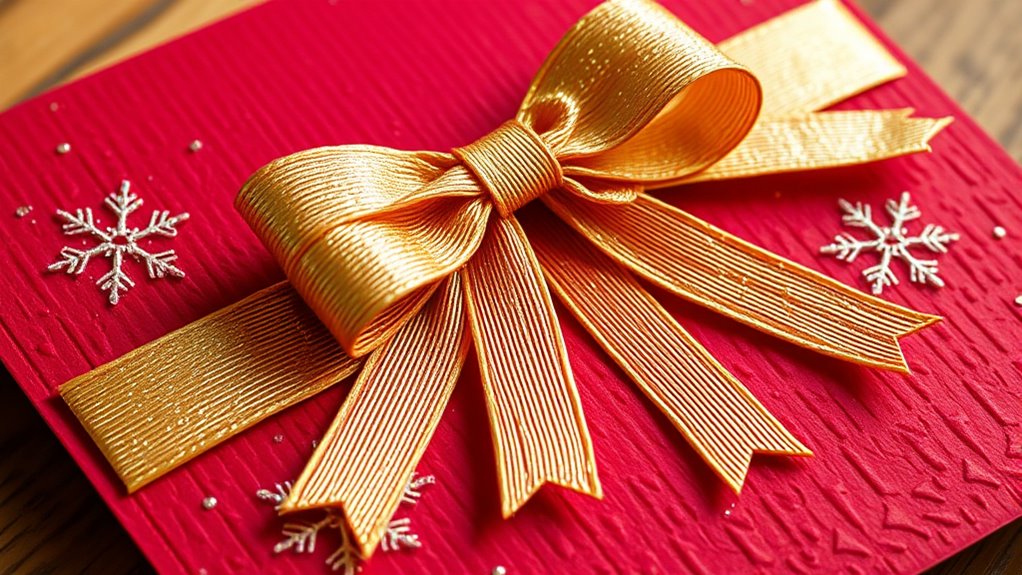 decorative ribbon and bows