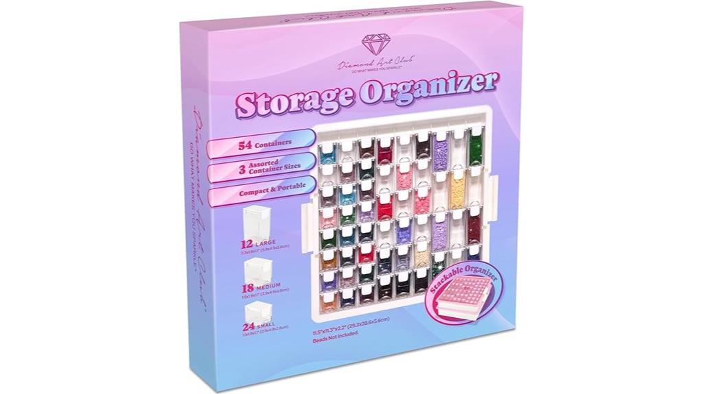 diamond painting storage organizer