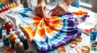 diy colorful shirt art
