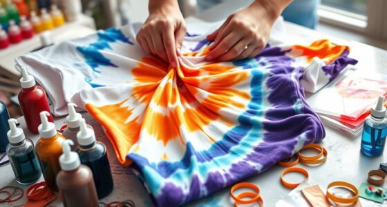 diy colorful shirt art