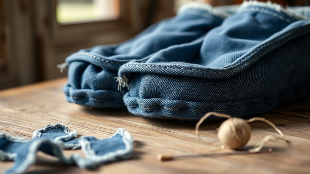 diy eco friendly denim slippers