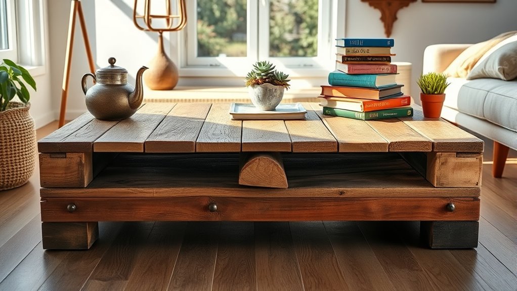 diy rustic pallet table