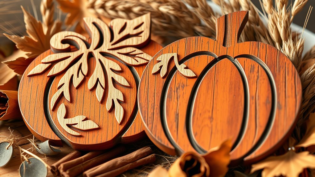 diy rustic pumpkin signs