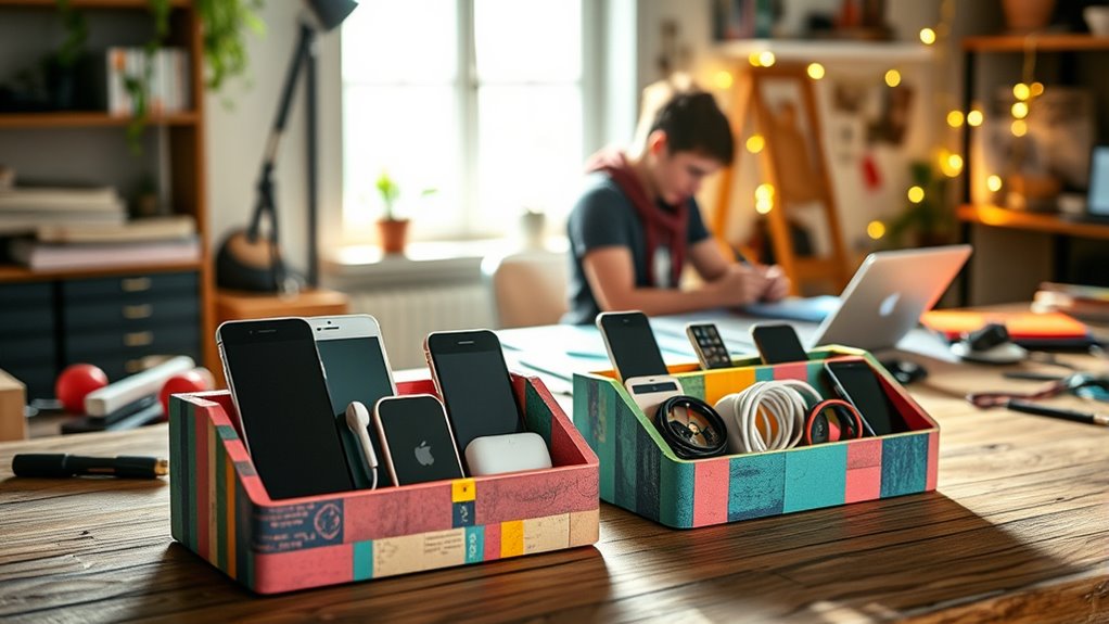 diy tech gadget storage