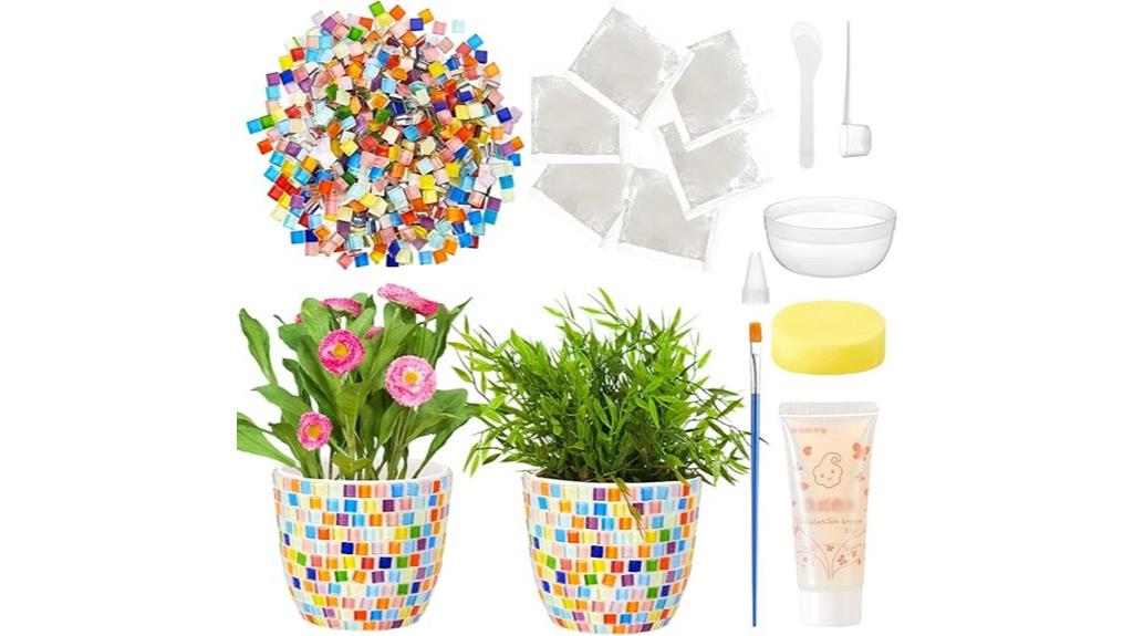 diy vase mosaic kit