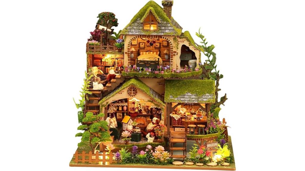 dollhouse miniature house kit