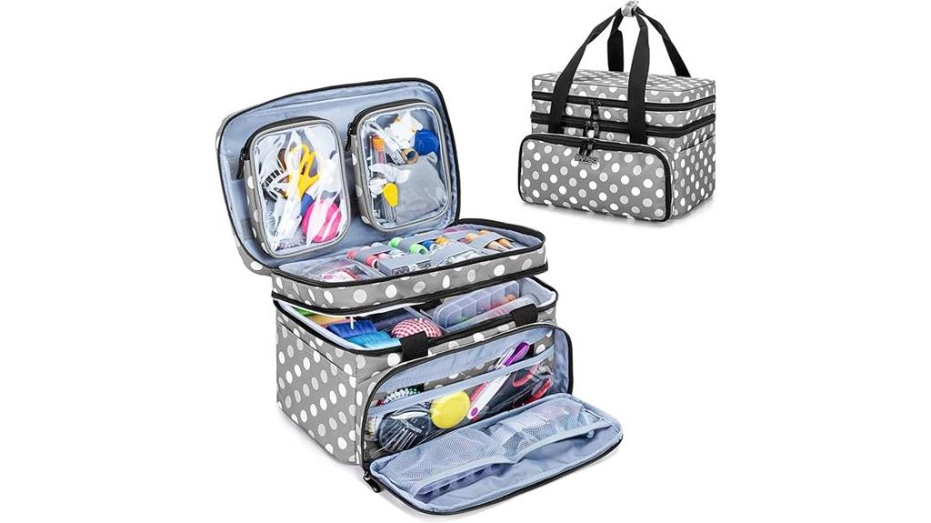double layer sewing organizer