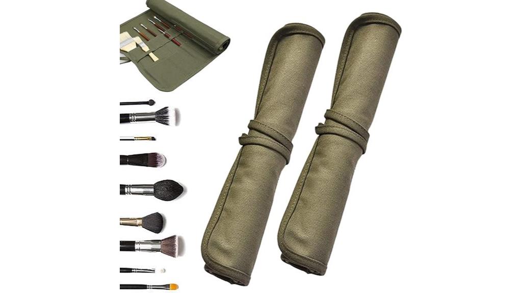double set paint brush organizer