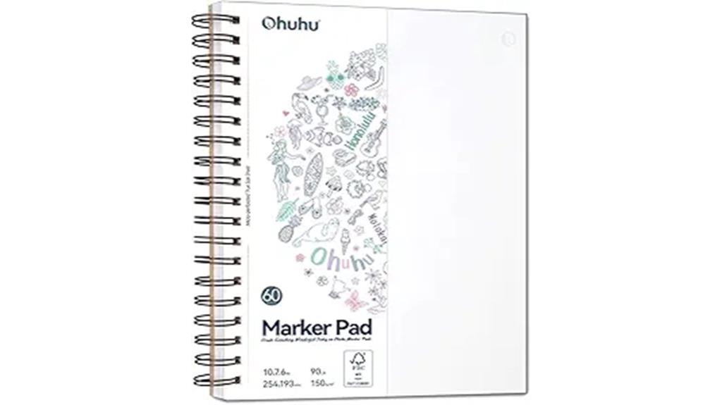 double sided spiral sketchbook