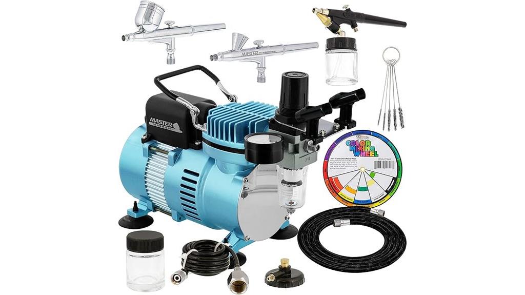 dual fan airbrush compressor