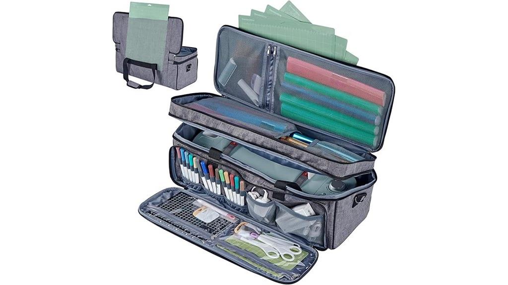 dual layer cricut carrying case