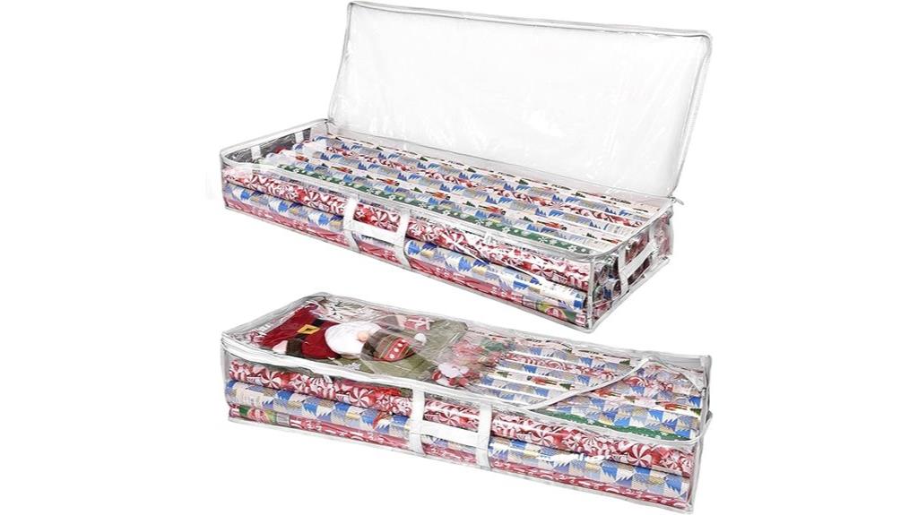 dual wrapping paper storage