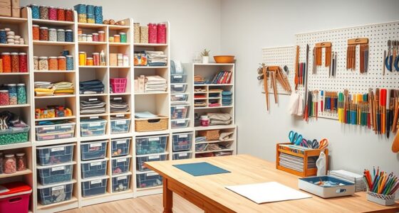 efficient craft room organization