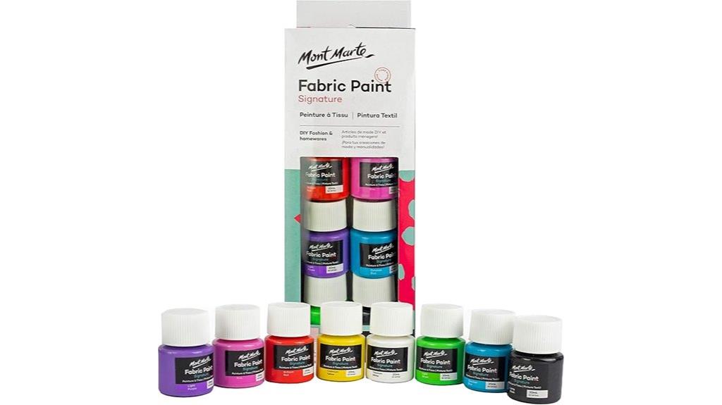 eight colors vibrant fabric