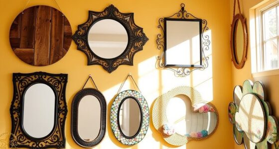 eight unique mirror crafts