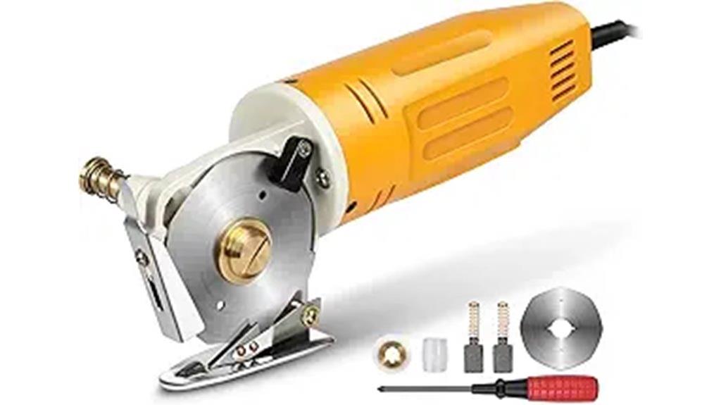 electric rotary fabric cutter