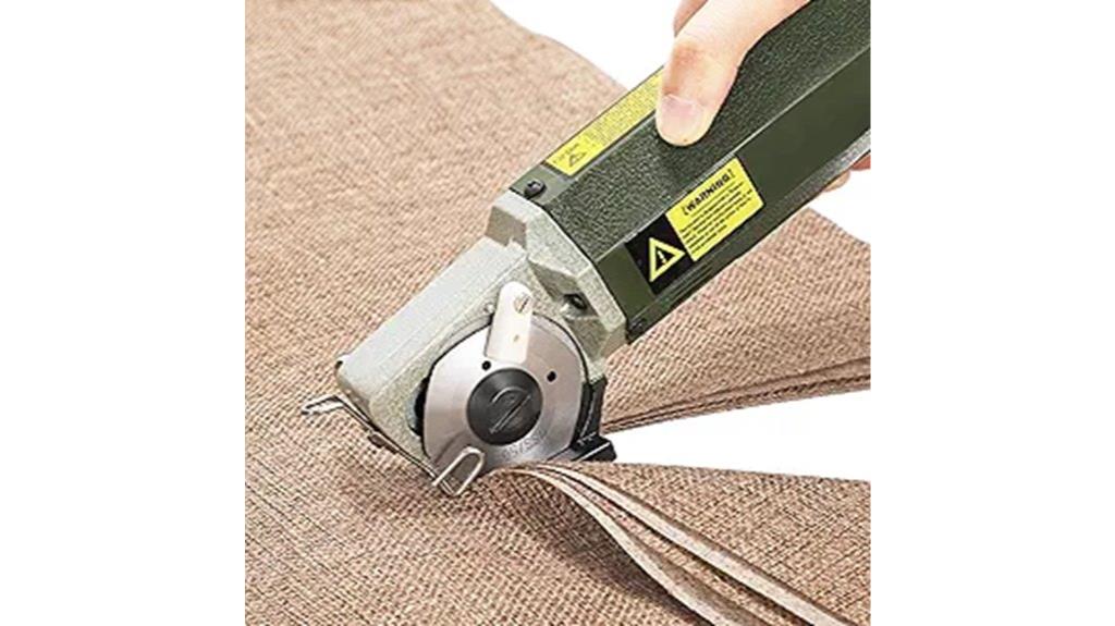 electric rotary fabric cutter