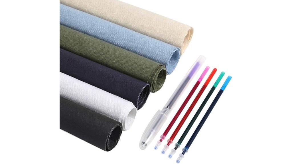embroidery fabric water soluble pens
