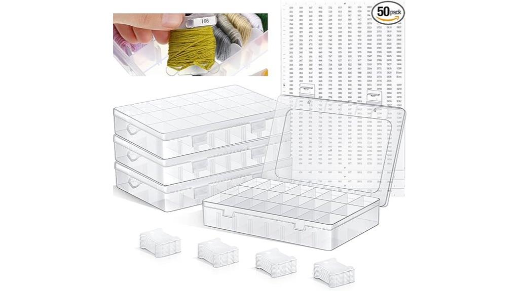embroidery floss organizer box