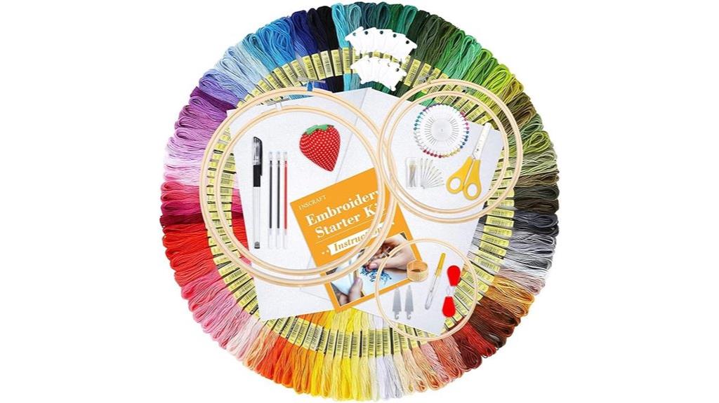 embroidery kit with accessories
