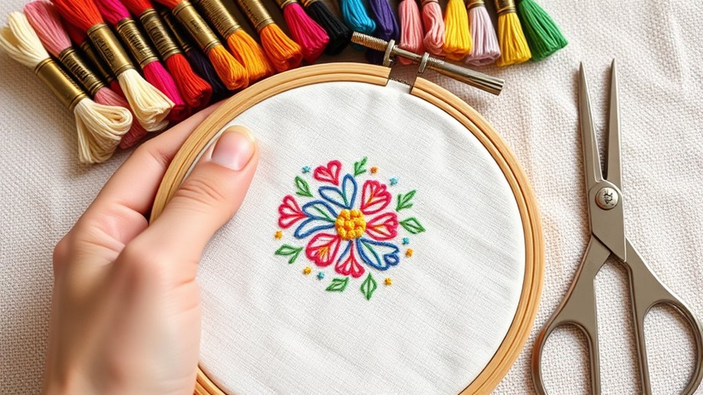 embroidery project beginner tips