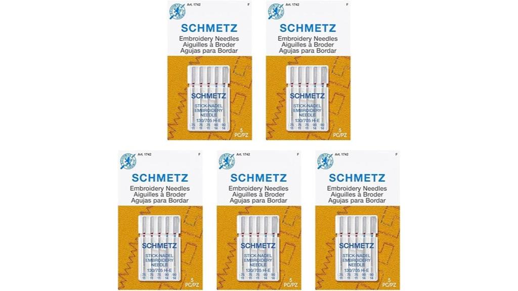 embroidery sewing machine needles