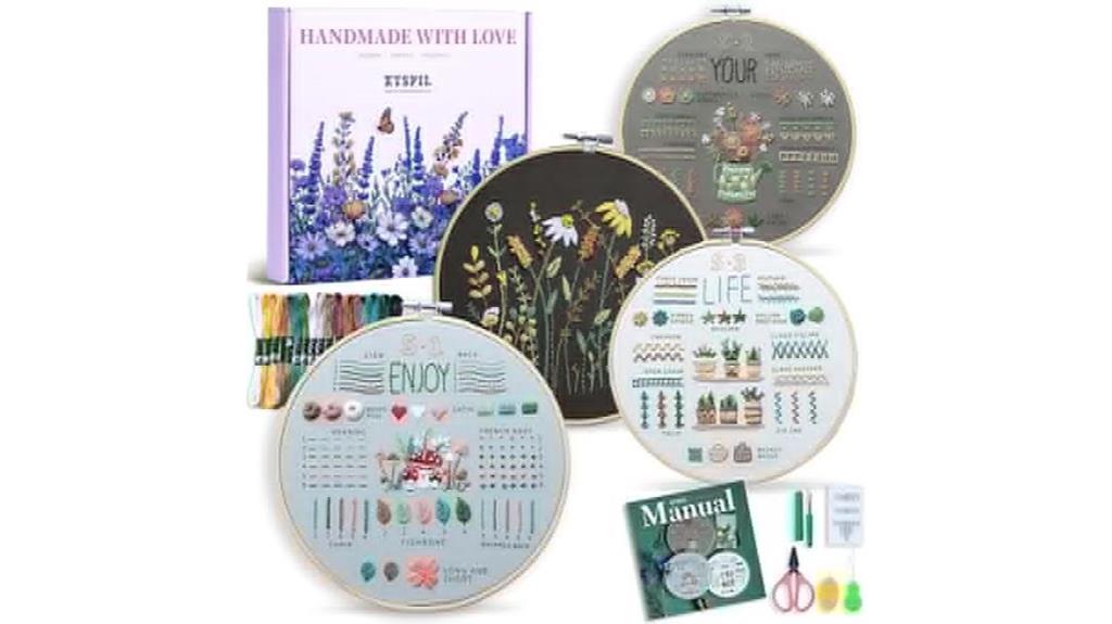 embroidery starter kit pack