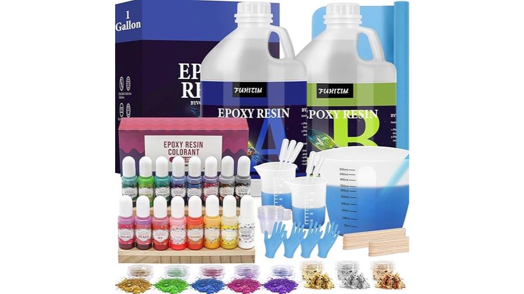 epoxy resin kit with pigments