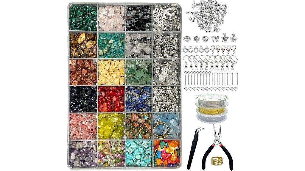 extensive jewelry crafting set