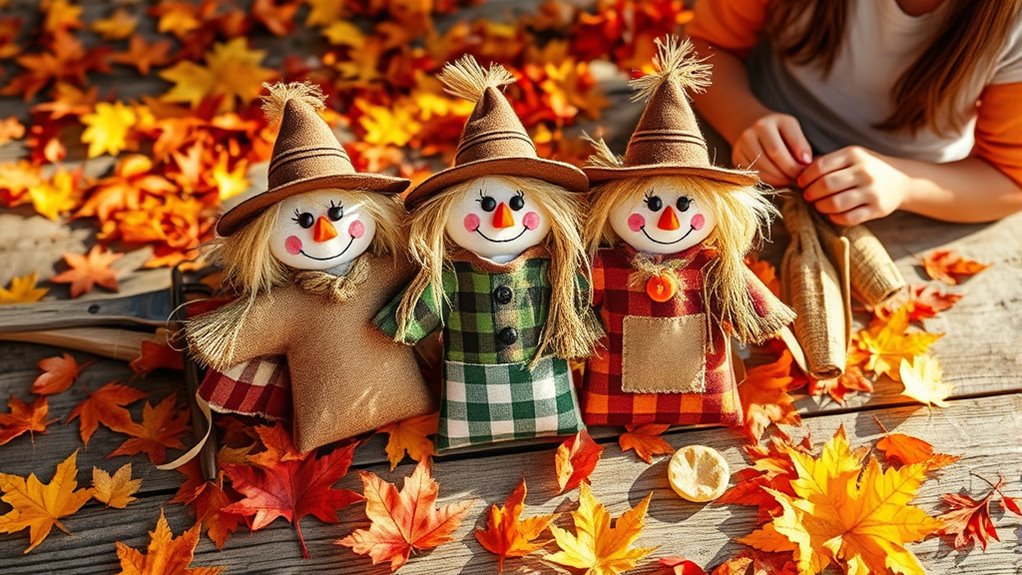 fall themed puppet craft
