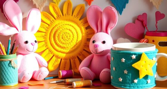 felt craft projects list