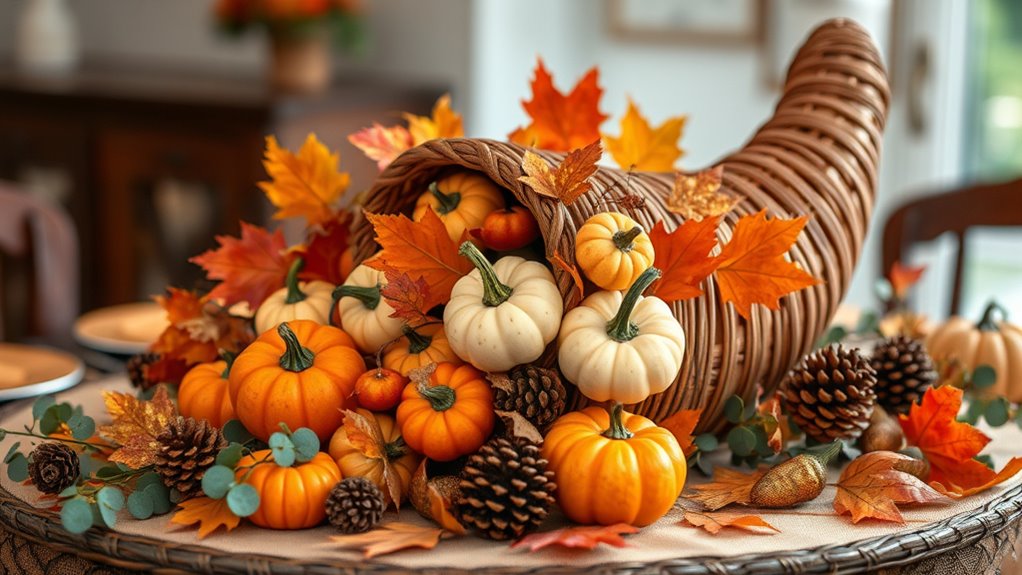 festive harvest centerpiece decor