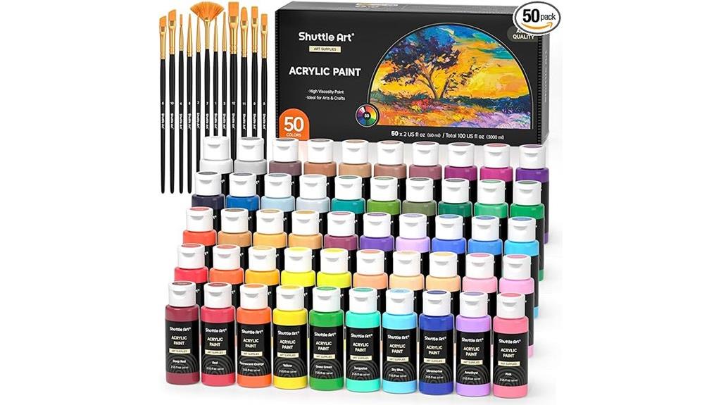 fifty color shuttle art