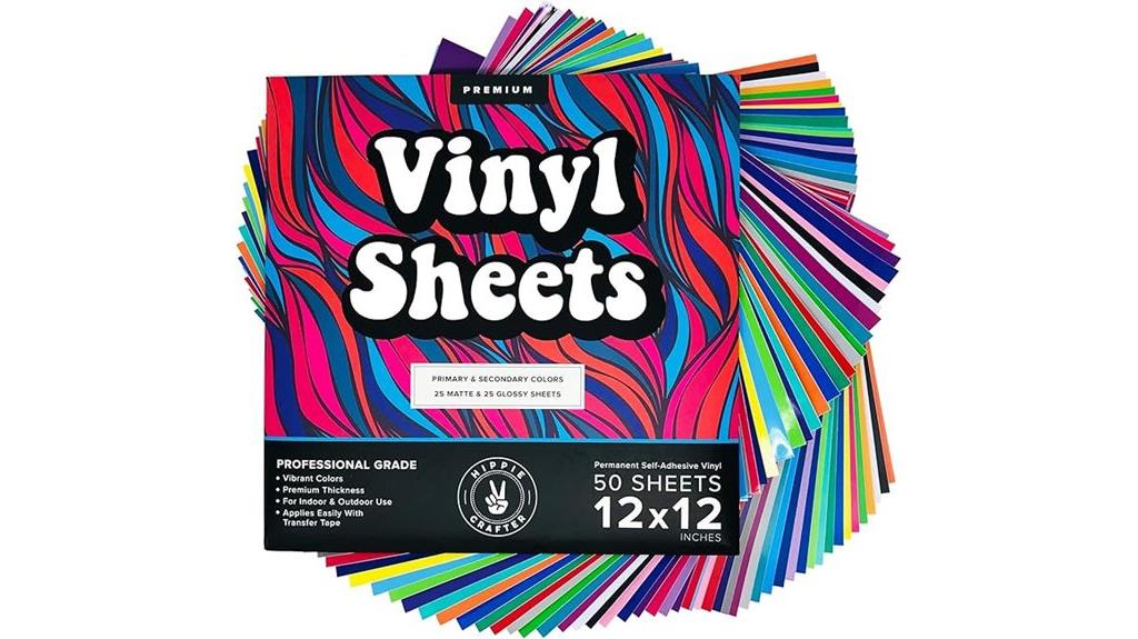 fifty vinyl sheets pack