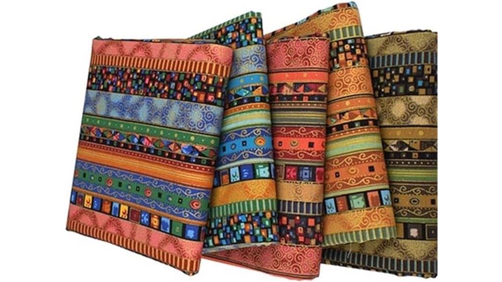 five piece fabric bundle