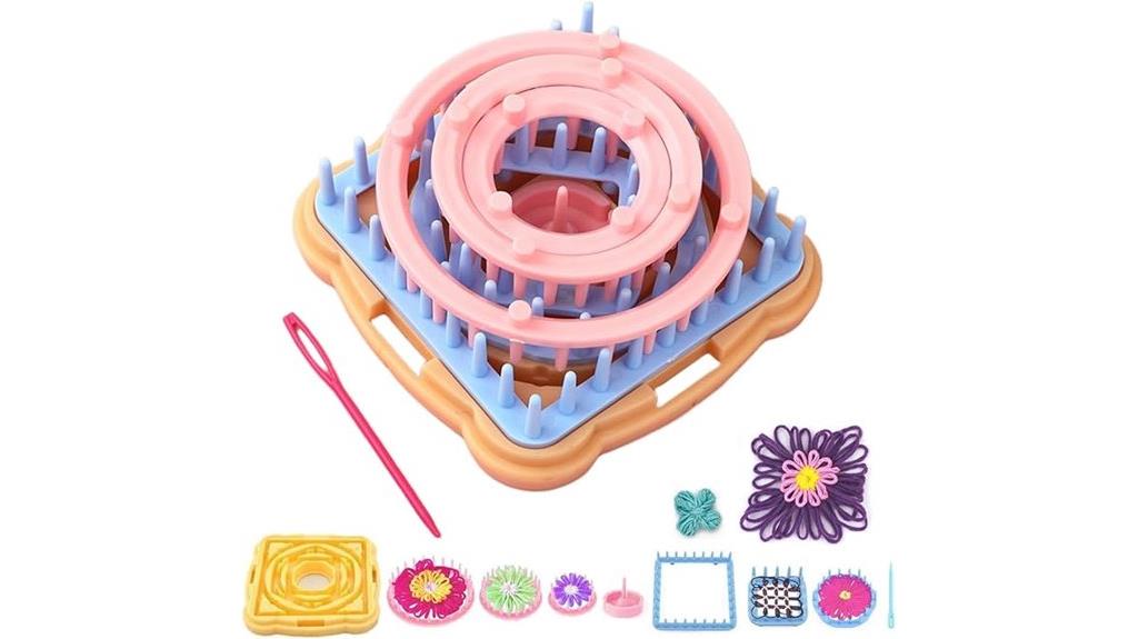 flower and wool weaving kit