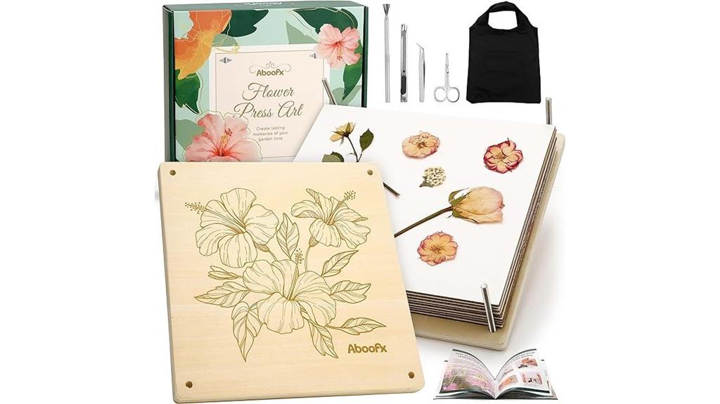 flower pressing craft kit