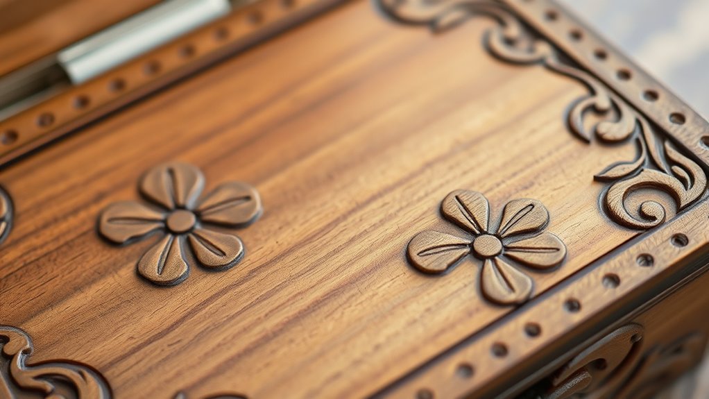 focus on intricate textures