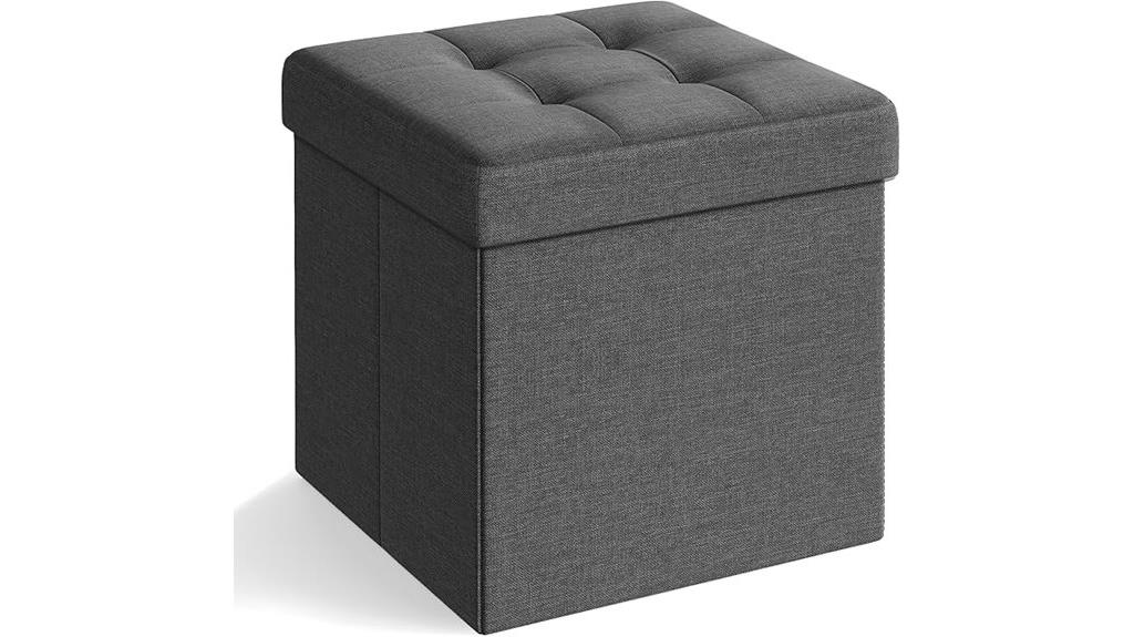 foldable storage ottoman