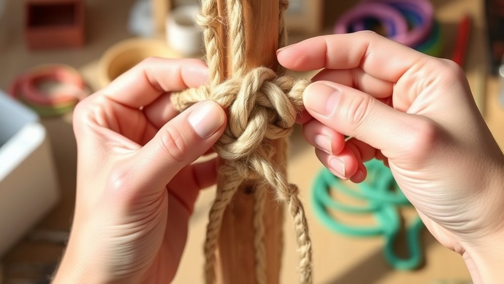 form and adjust knot