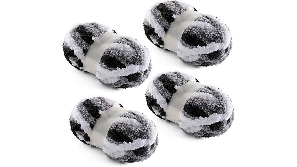 four pack chunky yarn