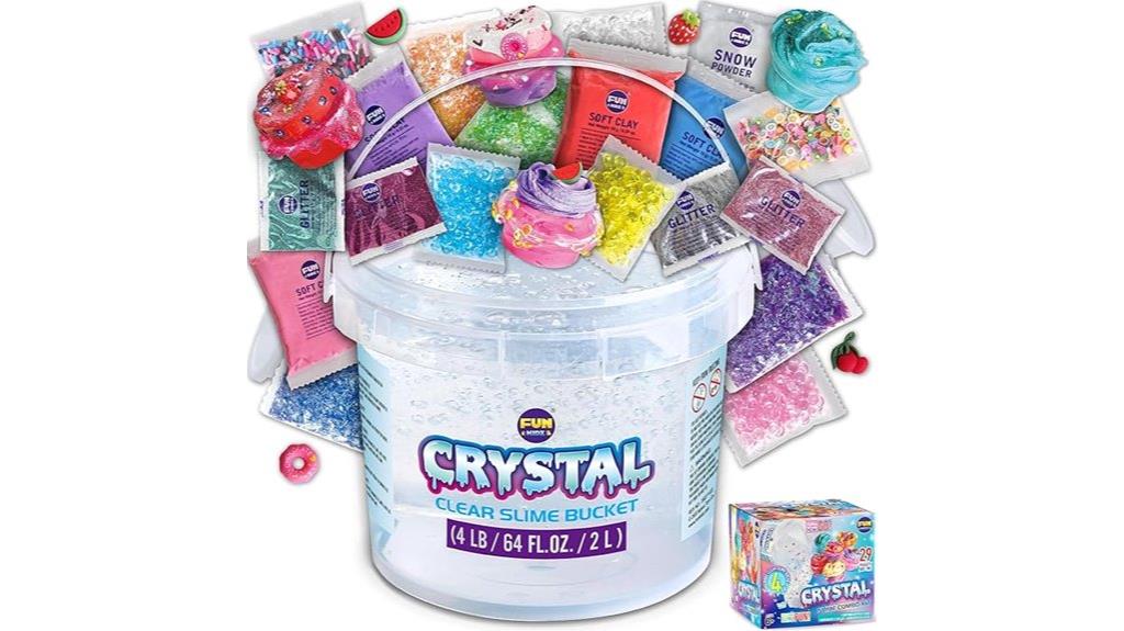 four pound clear slime kit