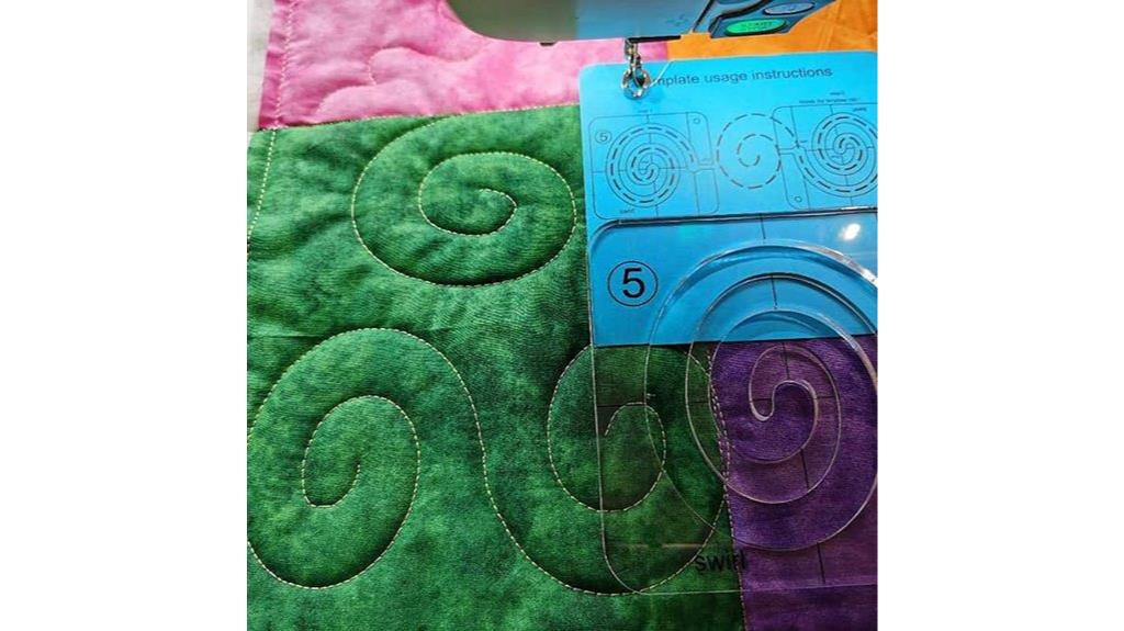 free motion quilting template