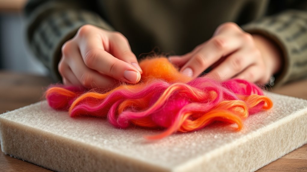 gentle controlled felting technique