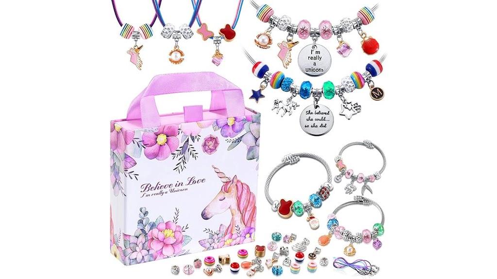 girls charm bracelet kit