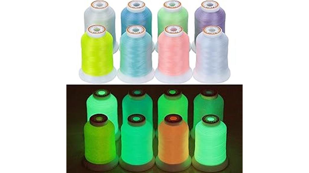 glow in the dark embroidery kit