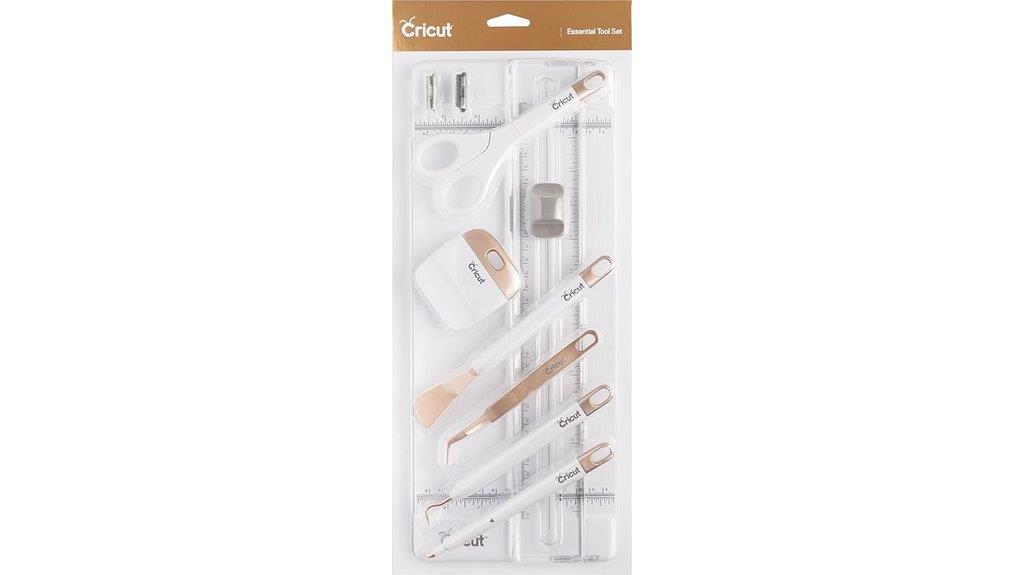 gold cricut trimming set