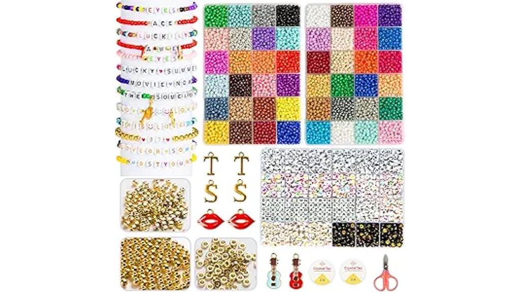gold friendship bracelet kit
