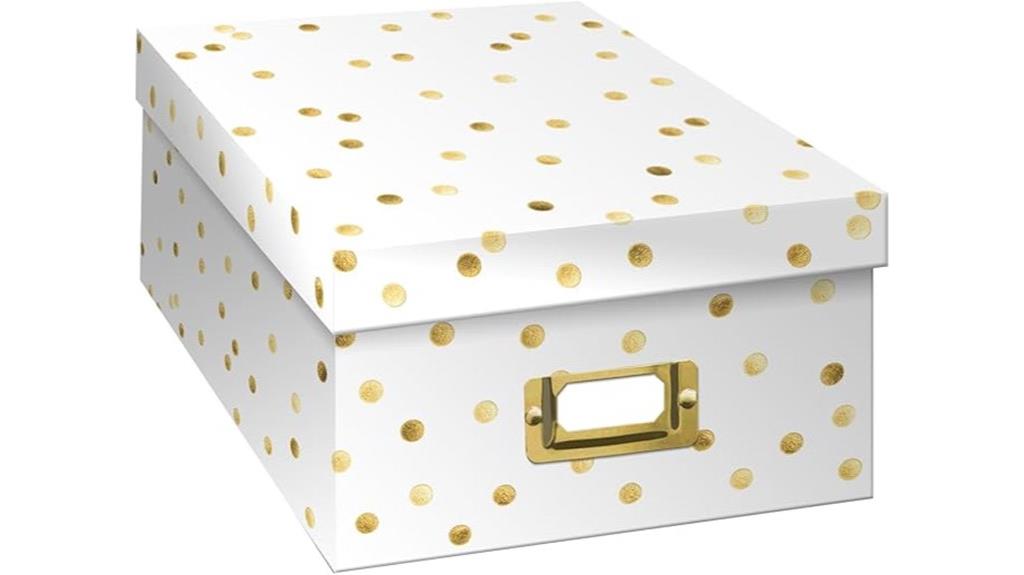 golden dots photo box