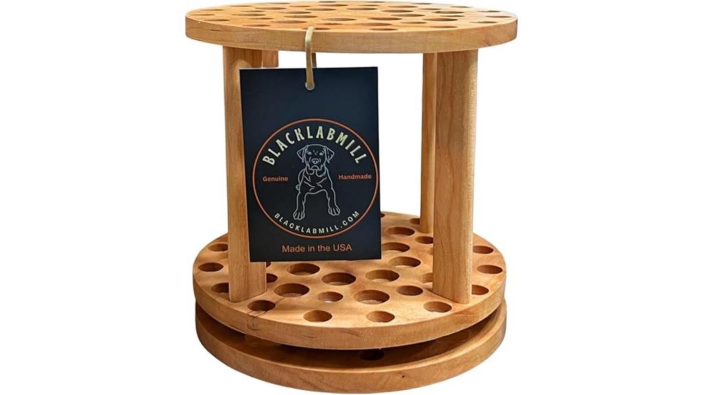 handmade cherry hardwood organizer